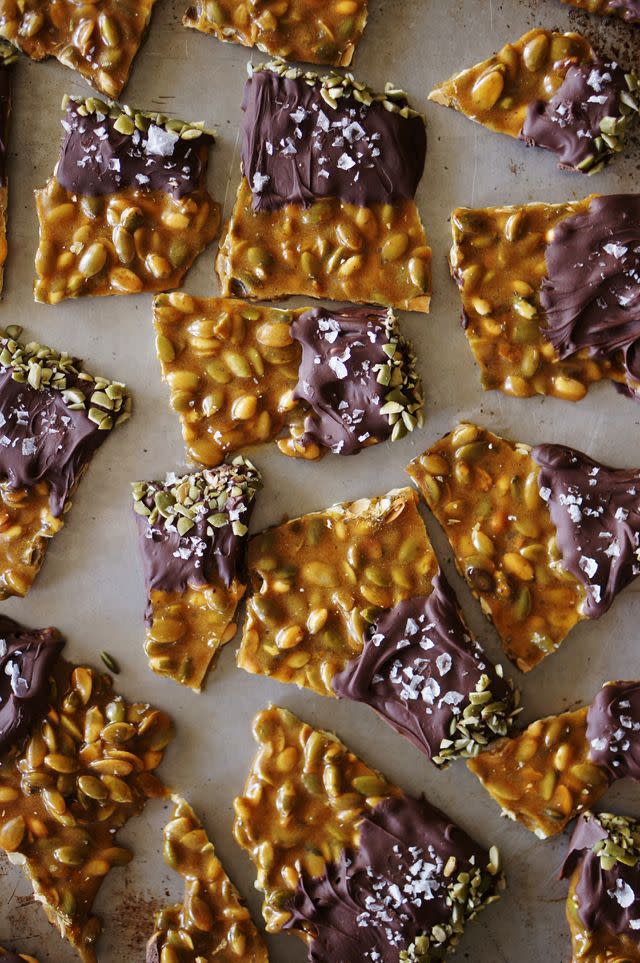 Spiced Pumpkin Seed Brittle