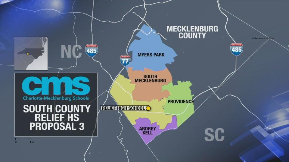 The changes would impact schools in south Charlotte.