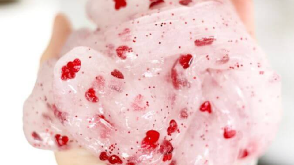 Valentine's Day crafts for kids: Valentine's slime