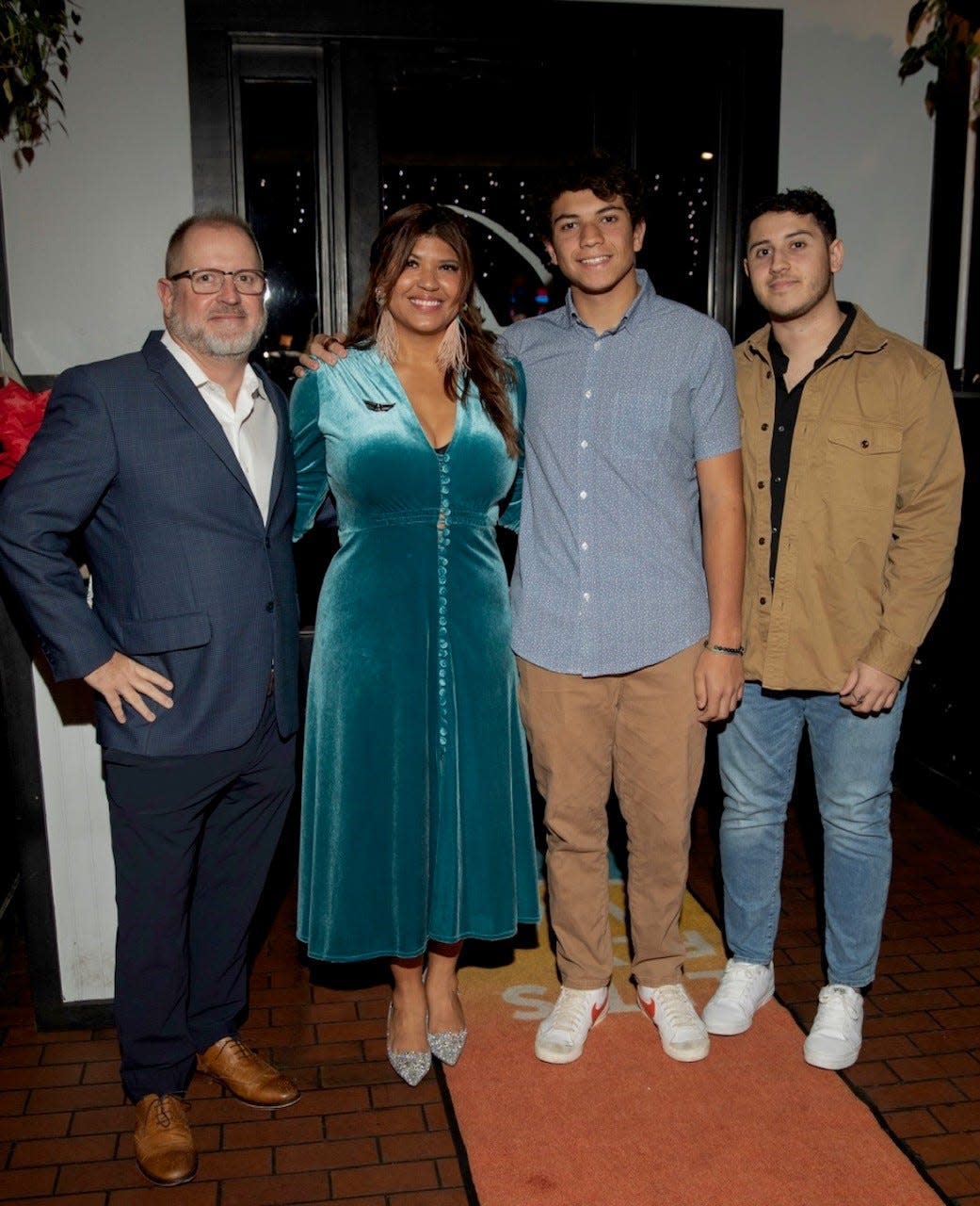 From left to right: Joel, Wendy, Daniel and Noah Smith.