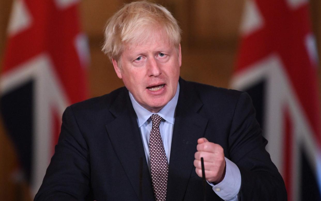 Boris Johnson said a Canada-style trade deal with the EU is still possible and remains his goal - Stefan Rousseau/AFP