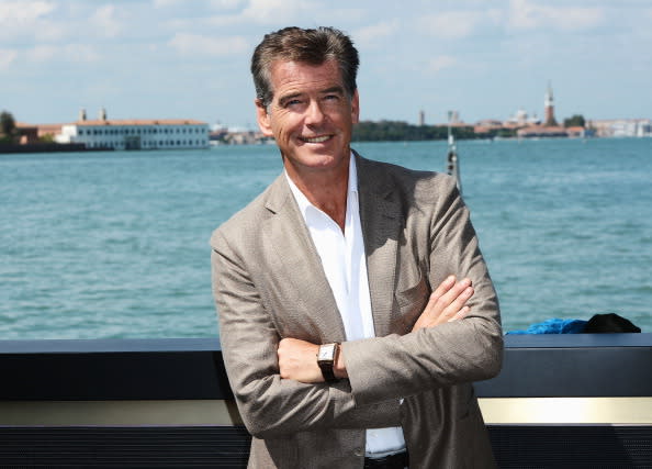 Actor Pierce Brosnan attends the Venice Movie Stars Lounge during the 69th Venice Film Festival on September 2, 2012 in Venice, Italy. (Photo by Ian Gavan/Getty Images)