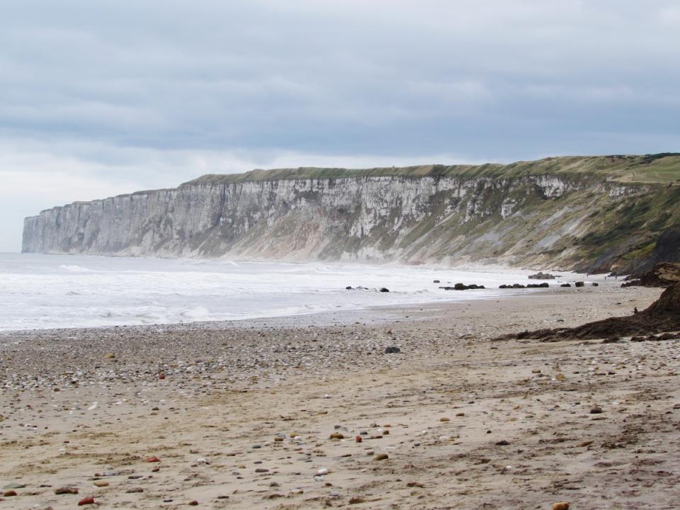 The victim was seen swimming with a teenage boy and a girl off the North Yorkshire coast at around 2pm on Thursday (Getty)