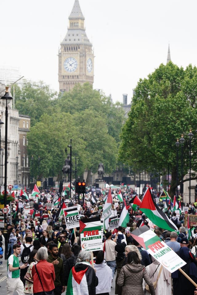 Nakba 76 demonstration