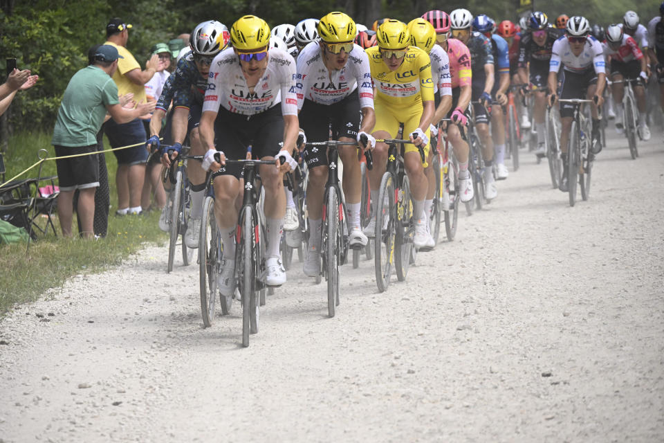 Frenchman Anthony Turgis wins tough Tour de France stage on gravel ...