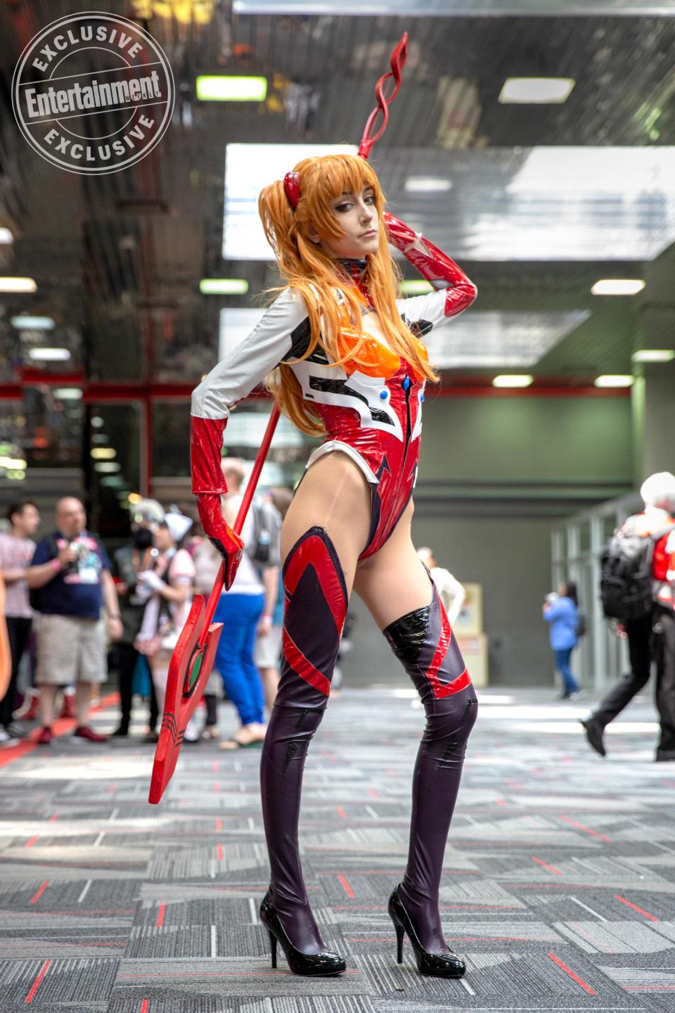 Asuka from Evangelion cosplayer