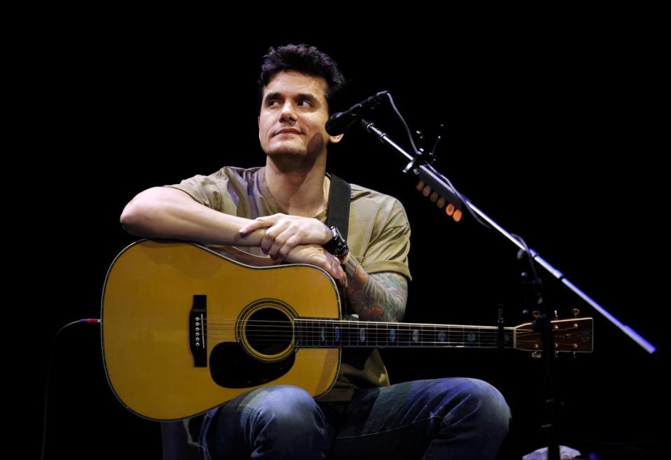 John Mayer pictured on stage in 2023 (Getty Images)