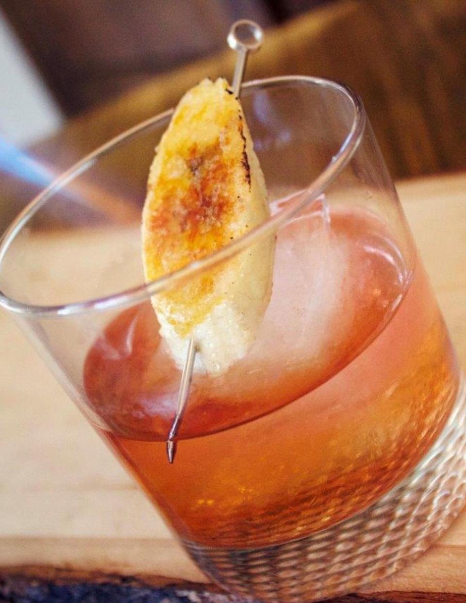 tequila old fashioned flame