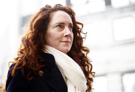 Former News International chief executive Rebekah Brooks arrives at the Old Bailey courthouse in London March 4, 2014. REUTERS/Andrew Winning