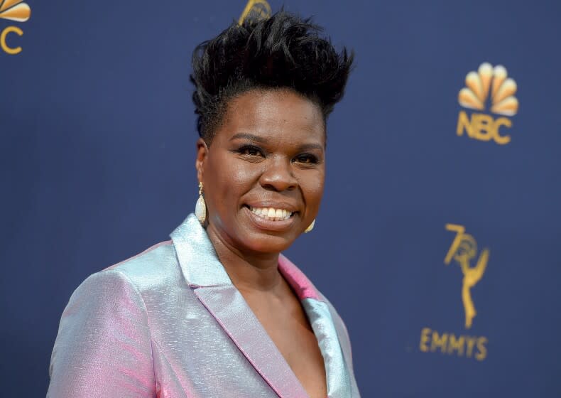 Leslie Jones at the 70th Primetime Emmy Awards in Los Angeles.