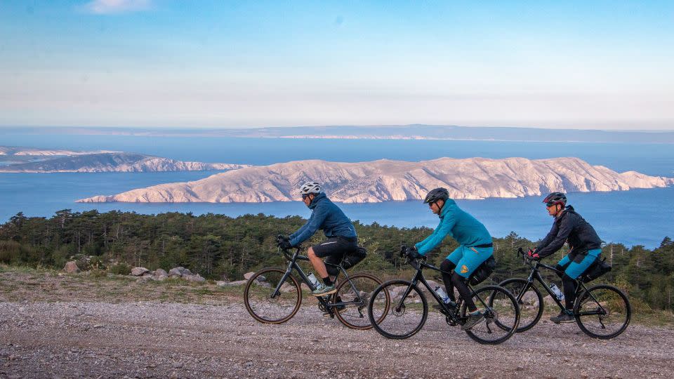 Spectacular scenery is a big draw along the new cycling route in the Balkans. - Matevz Hribar/Trans Dinarica cycly route