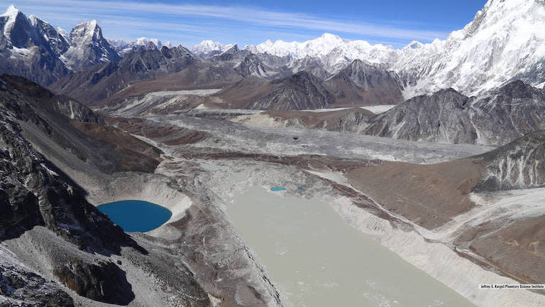 Lake Imja near Mount Everest has tripled in length (Planetary Science Institute)