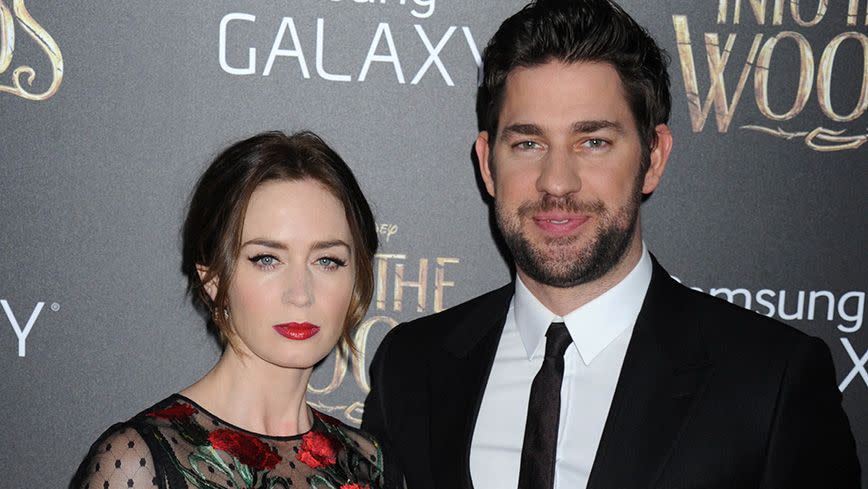 Emily Blunt and John Krasinski. Source: AAP