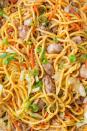 <p>Chow mein is our go-to for all types of meals, from an <a href="https://www.delish.com/uk/easy-dinner-ideas/" rel="nofollow noopener" target="_blank" data-ylk="slk:easy dinner;elm:context_link;itc:0;sec:content-canvas" class="link ">easy dinner</a> to a serious <a href="https://www.delish.com/uk/cocktails-drinks/a30873516/hangover-cures/" rel="nofollow noopener" target="_blank" data-ylk="slk:hangover;elm:context_link;itc:0;sec:content-canvas" class="link ">hangover</a>. We love the kick this recipe gets from fresh ginger, but if you're not a fan, skip it.</p><p>Get the <a href="https://www.delish.com/uk/cooking/recipes/a30959950/chicken-chow-mein-recipe/" rel="nofollow noopener" target="_blank" data-ylk="slk:Chicken Chow Mein;elm:context_link;itc:0;sec:content-canvas" class="link ">Chicken Chow Mein</a> recipe.</p>