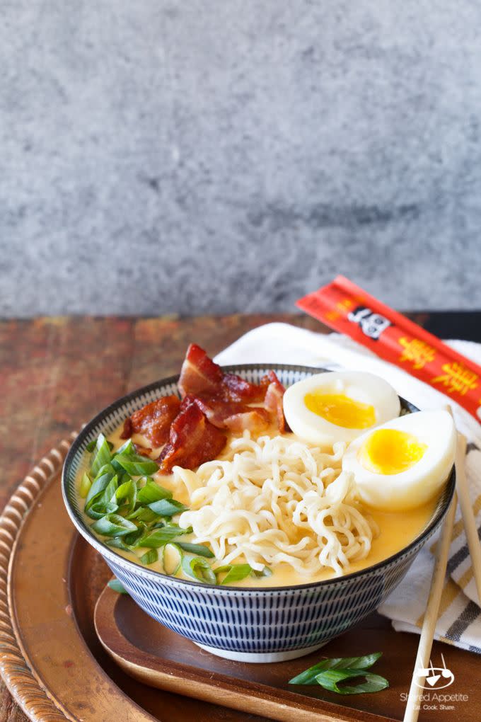 Bacon, Egg and Cheese Breakfast Ramen