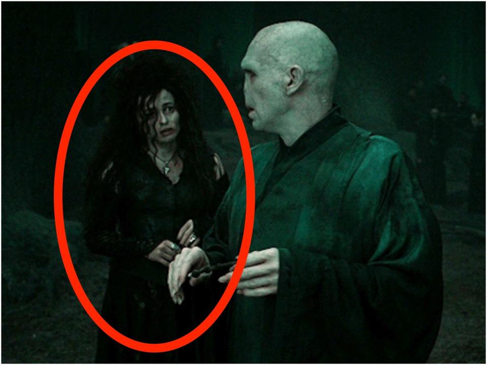 Bellatrix Voldemort right hand side