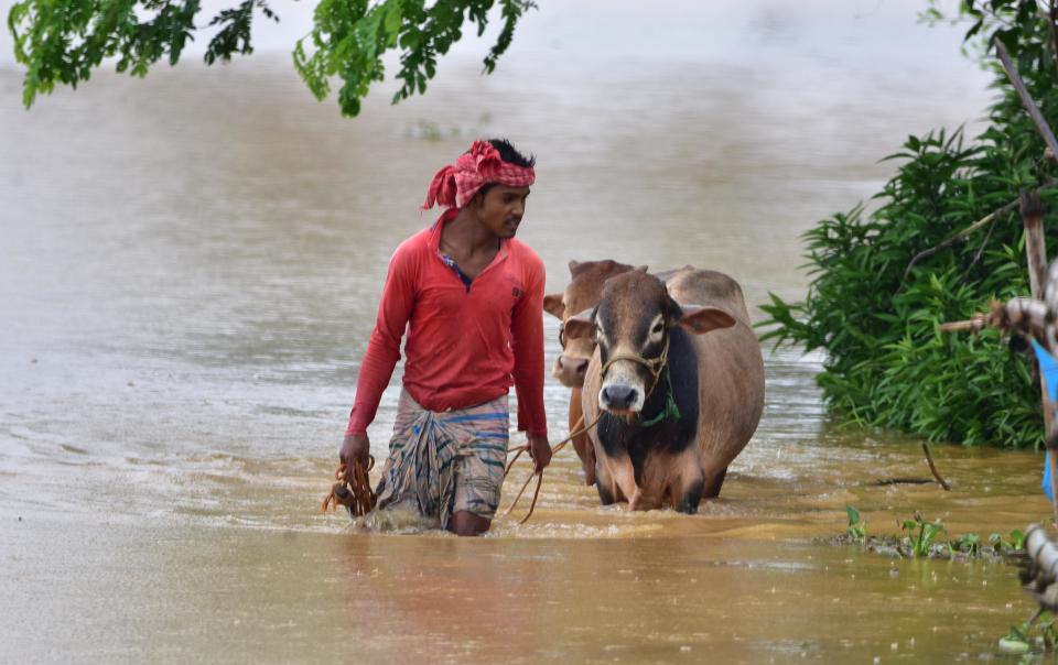 INDIA-WEATHER-FLOOD