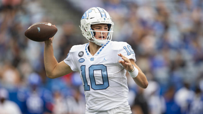 Maye, Hampton lead UNC to 35-28 win over Georgia State