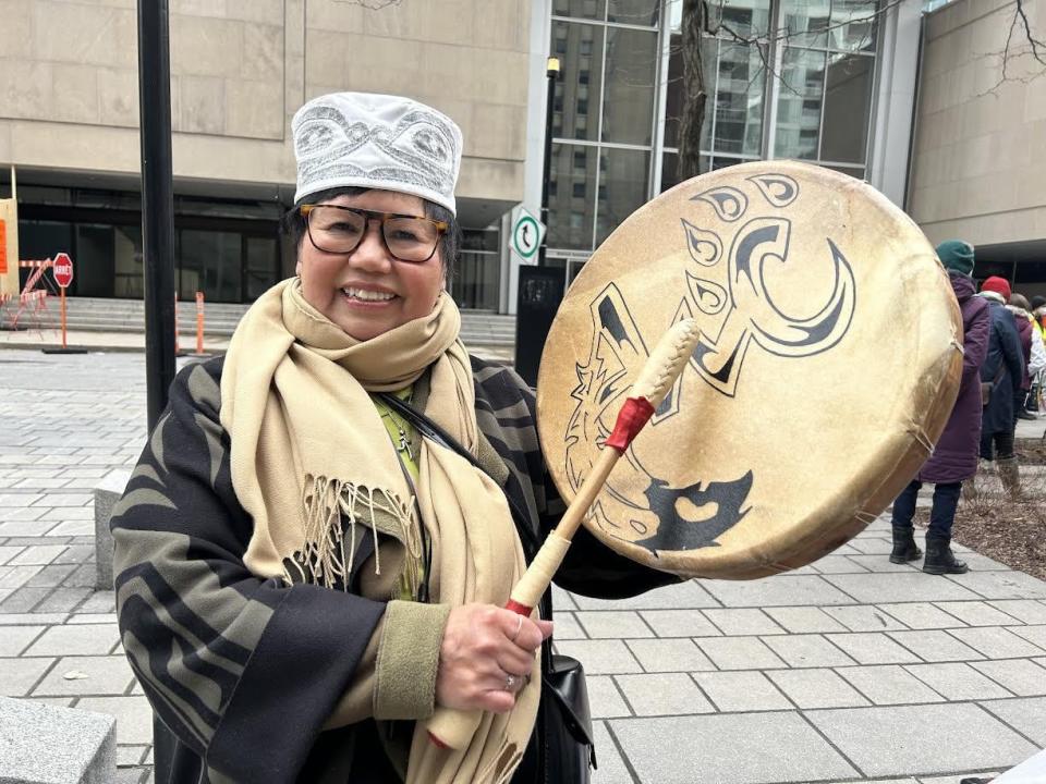 Marlene Hale, an elder from the Wet'suwet'en First Nation, says RBC needs to meet with  Wet'suwet'en hereditary chiefs.