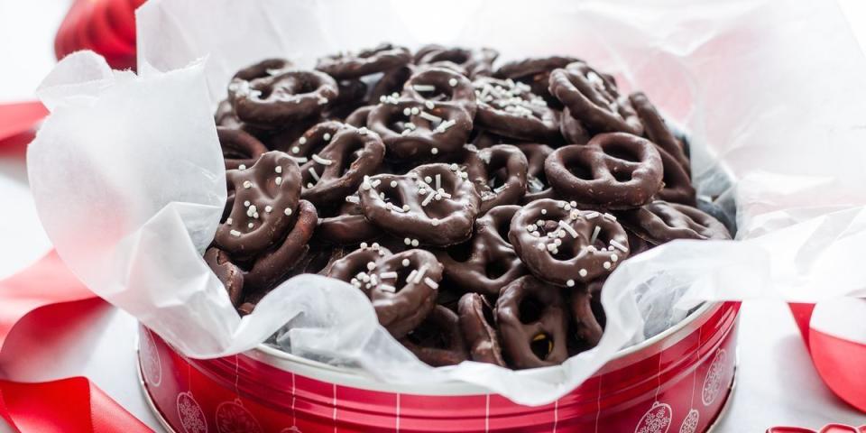 chocolate covered pretzels