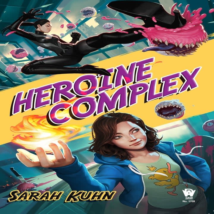 The coexistence of superpowers and celebrity definitely makes this a Kingo book! Aveda Jupiter is the most beloved superheroine in San Francisco. Evie Tanaka is her childhood best friend and personal assistant, posing as her boss for one night and discovering that she has powers as well. As an unexpected romance slides into her path, along with murderous cupcakes and Aveda's demands, Evie will need to balance it all. Don't even mention the whole demonic invasion thing — she'll take care of that too.Get it from Bookshop or your local indie through Indiebound here.