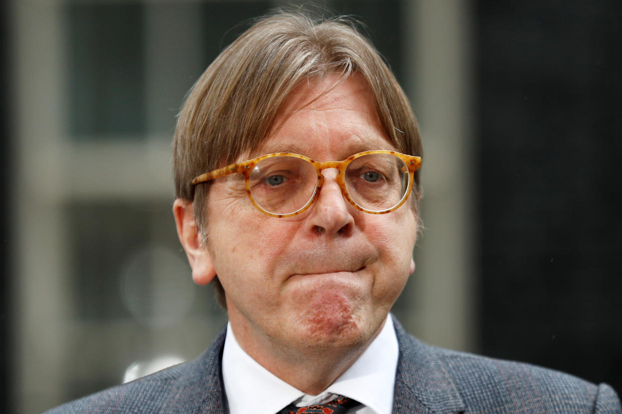 European Parliament Brexit co-ordinator Guy Verhofstadt has ridiculed Nigel Farage (Picture: Reuters)