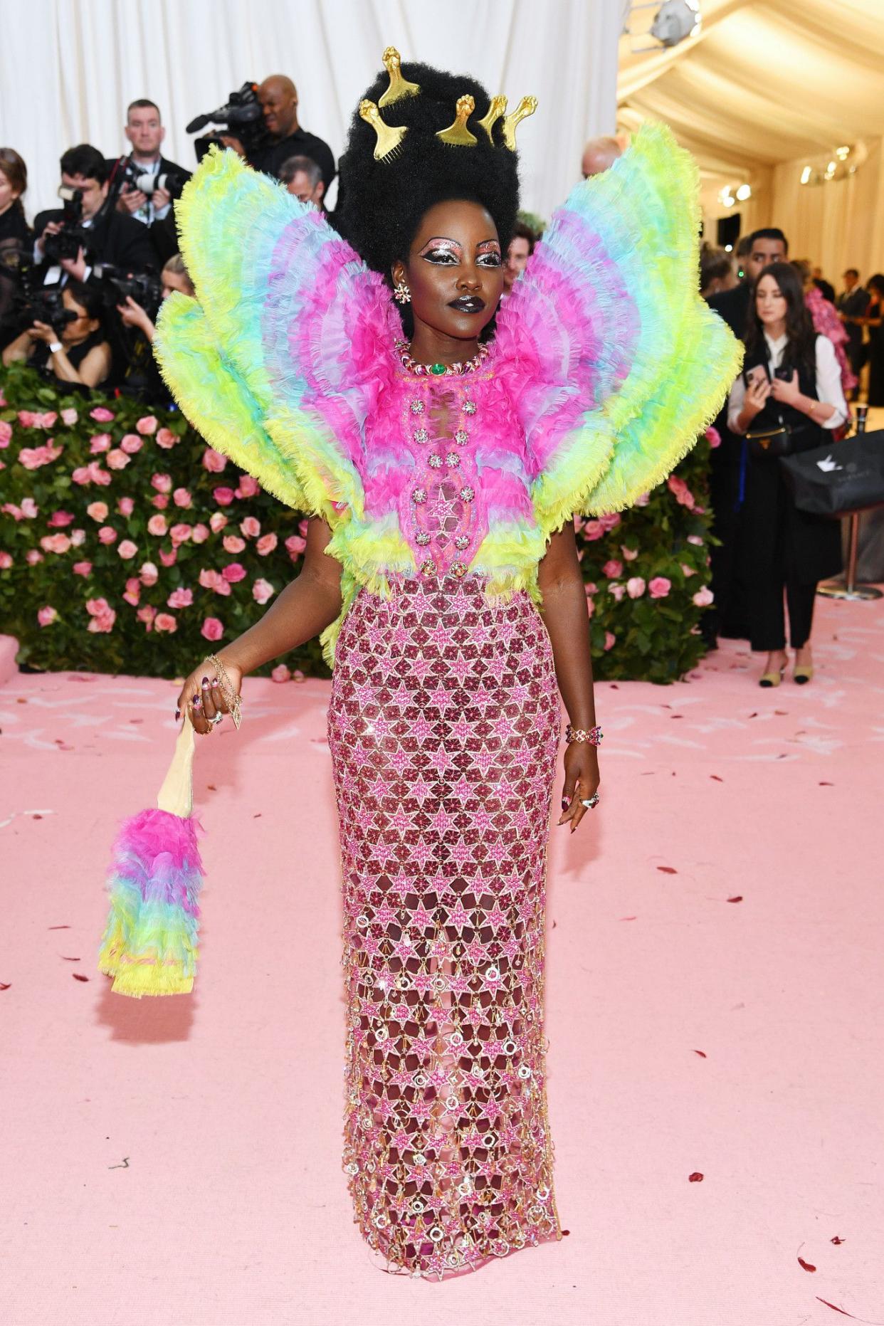 Lupita Nyong'o attends The 2019 Met Gala Celebrating Camp: Notes on Fashion at Metropolitan Museum of Art on May 06, 2019 in New York City.