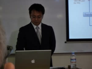 Man giving a presentation