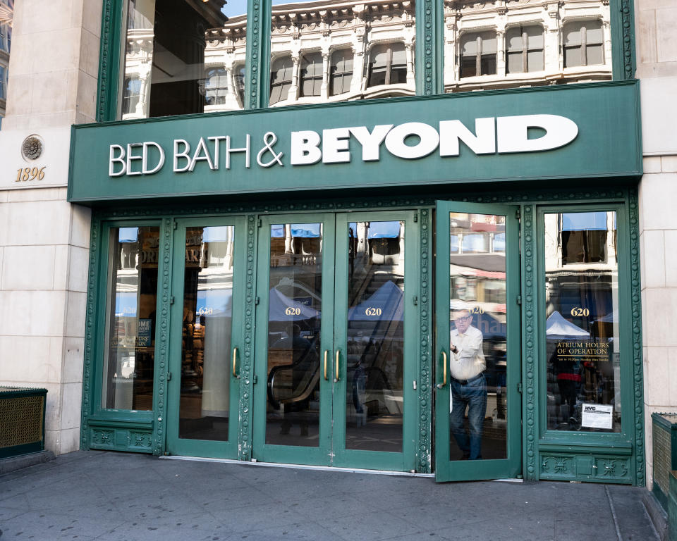 NEW YORK, NY, UNITED STATES - 2018/07/08: Bed Bath & Beyond store in New York City. (Photo by Michael Brochstein/SOPA Images/LightRocket via Getty Images)