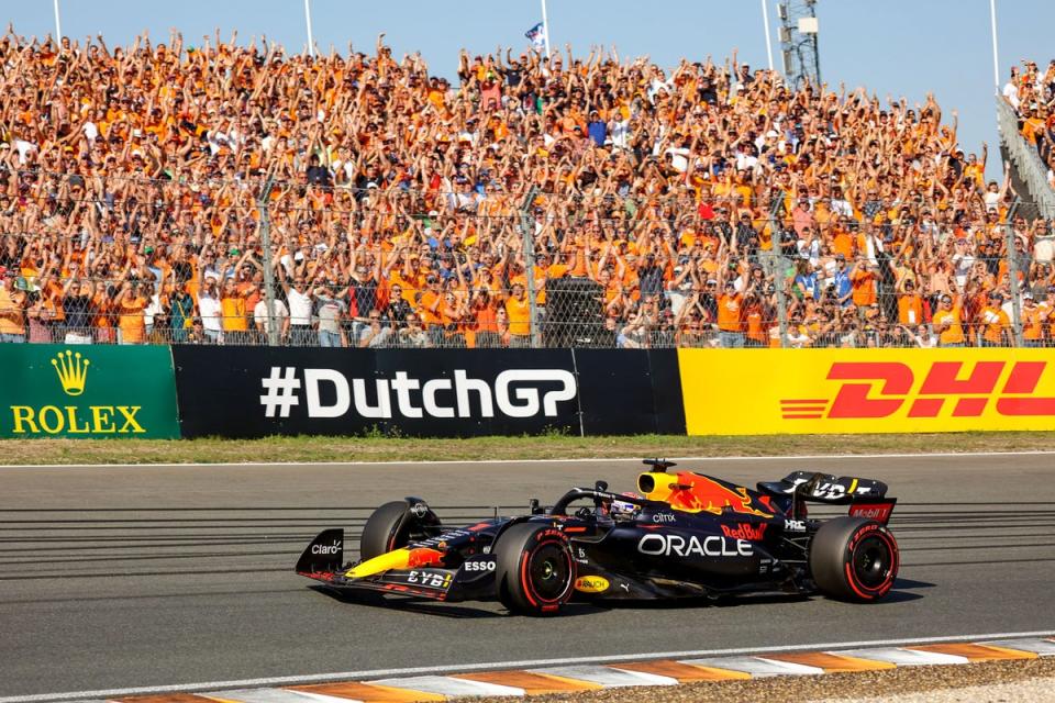 Verstappen saldrá en la pole del GP de Holanda ante su afición (AFP/Getty)