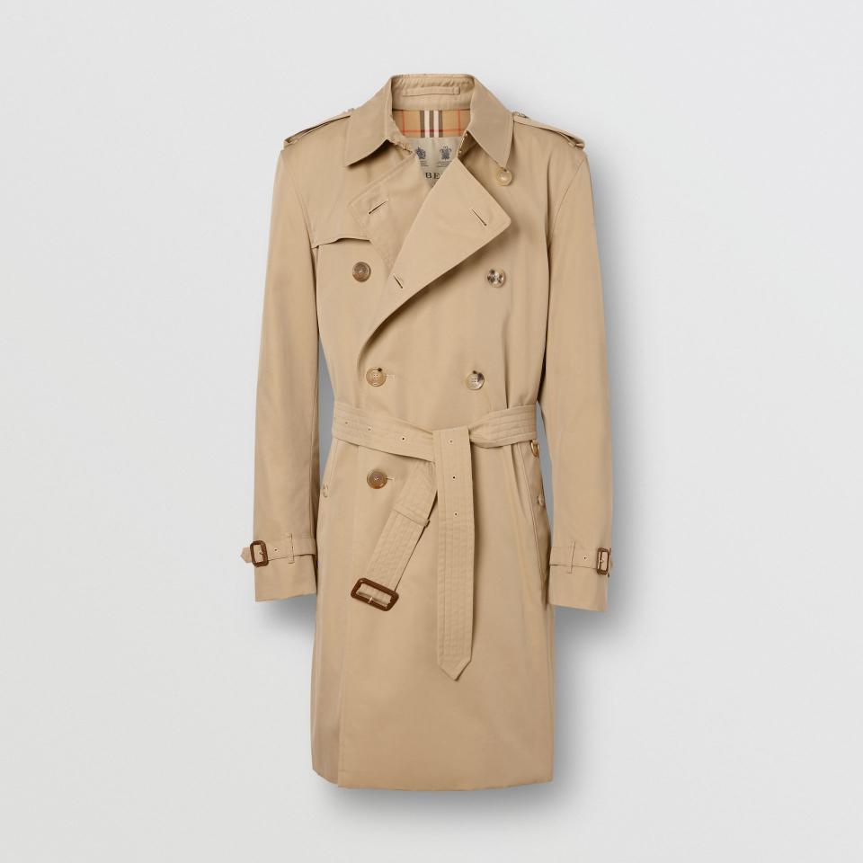 <p><a href="https://go.redirectingat.com?id=74968X1596630&url=https%3A%2F%2Fus.burberry.com%2Fmens-trench-coats%2F&sref=https%3A%2F%2F" rel="nofollow noopener" target="_blank" data-ylk="slk:Shop Now;elm:context_link;itc:0;sec:content-canvas" class="link ">Shop Now</a></p><p>Mid-Length Kensington Heritage Trench Coat</p><p>burberry.com</p><p>$2250.00</p>