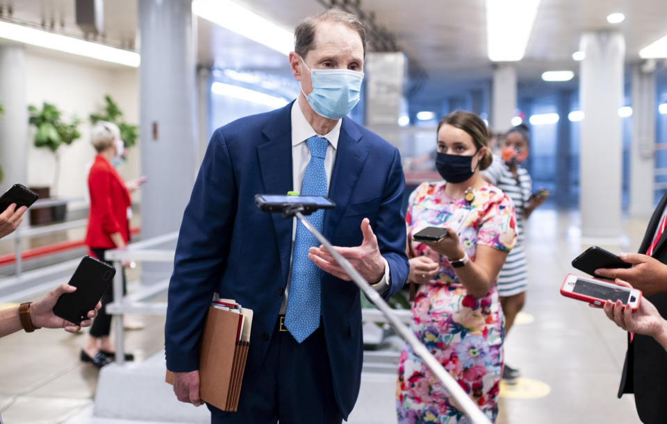 Sen. Ron Wyden, (D-Ore.) was one of the key architects of the first round of unemployment insurance benefits that expired in July. (Photo: Photo By Bill Clark/CQ-Roll Call, Inc via Getty Images)