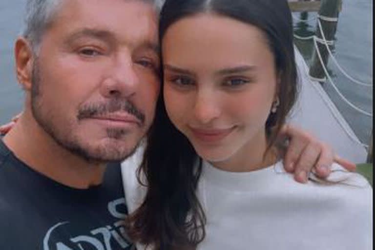 Marcelo Tinelli recibió a su hija Juana en Miami