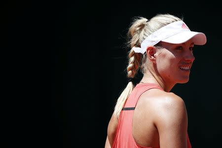 Tennis - French Open - Roland Garros - Paris - 26/05/2017 - Angelique Kerber of Germany attends a training session. REUTERS/Benoit Tessier