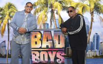 Will Smith, left, and Martin Lawrence arrive at a photo call for "Bad Boys: Ride or Die" on Friday, May 17, 2024, in Carson, Calif. (Photo by Jordan Strauss/Invision/AP)