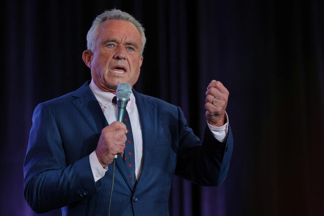 Robert F. Kennedy Jr. addresses the Libertarian Party's national convention in Washington on May 24