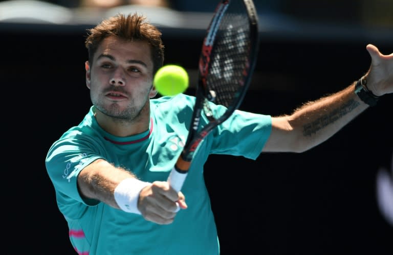 Titleholder Stan Wawrinka lost in the first round of the Dubai Tennis Championships