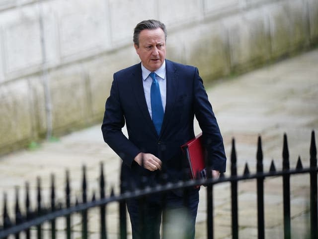 Foreign Secretary Lord David Cameron