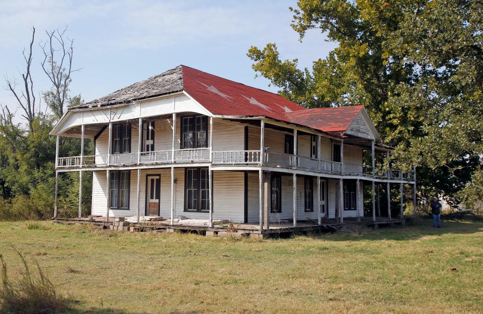 The Quanah Parker Star House in Cache. [Photo by Nate Billings, The Oklahoman]