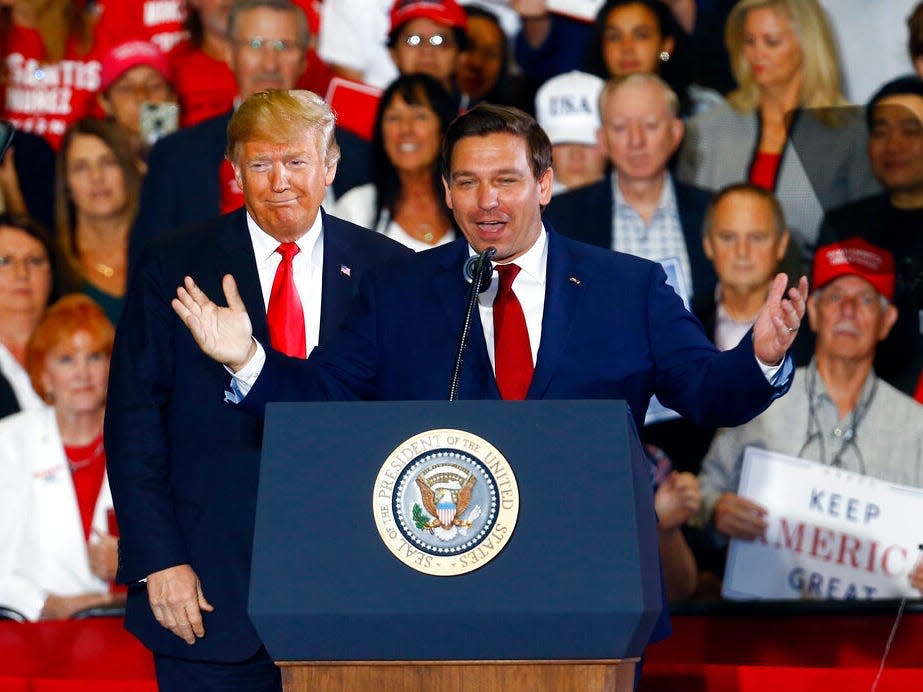 Trump DeSantis