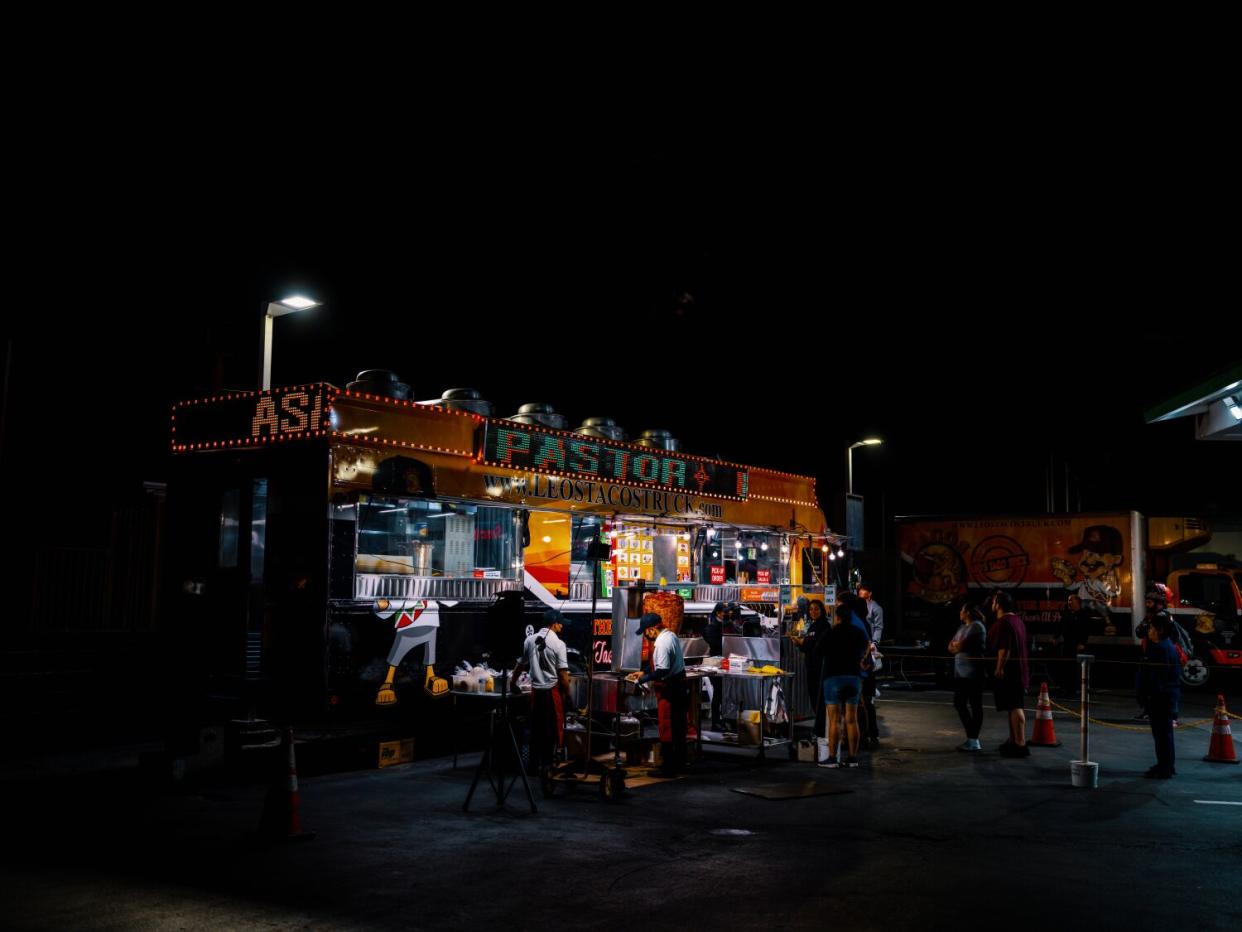 Leo's Taco Truck on La Brea.