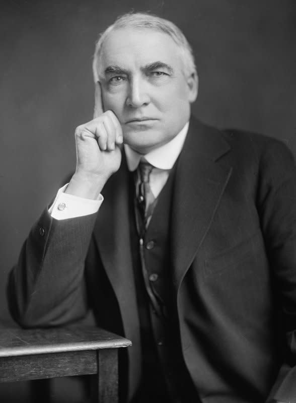 Former President Warren G. Harding. Photo courtesy the Library of Congress