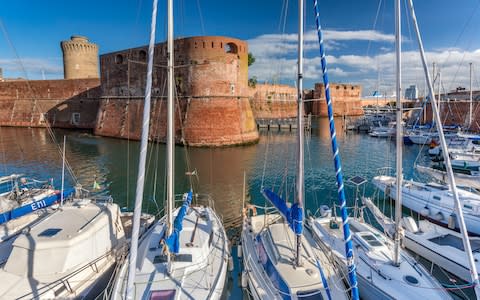 Livorno's old fort, Fortezza Vecchia - Credit: Getty