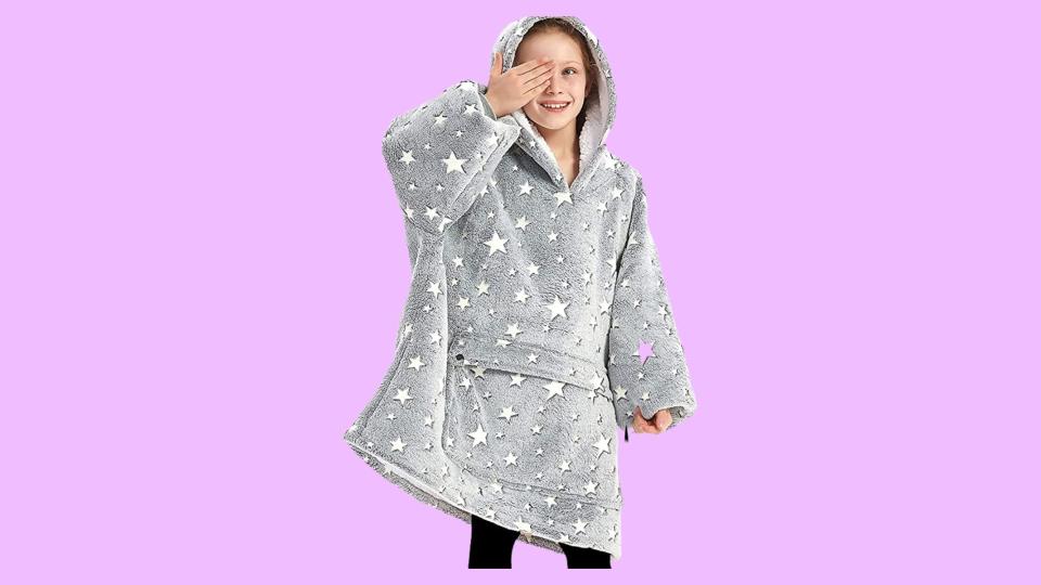 Best gifts for tweens: blanket hoodie.