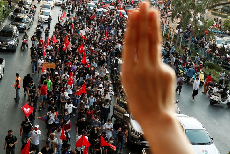 Antigovernment protest in Bangkok