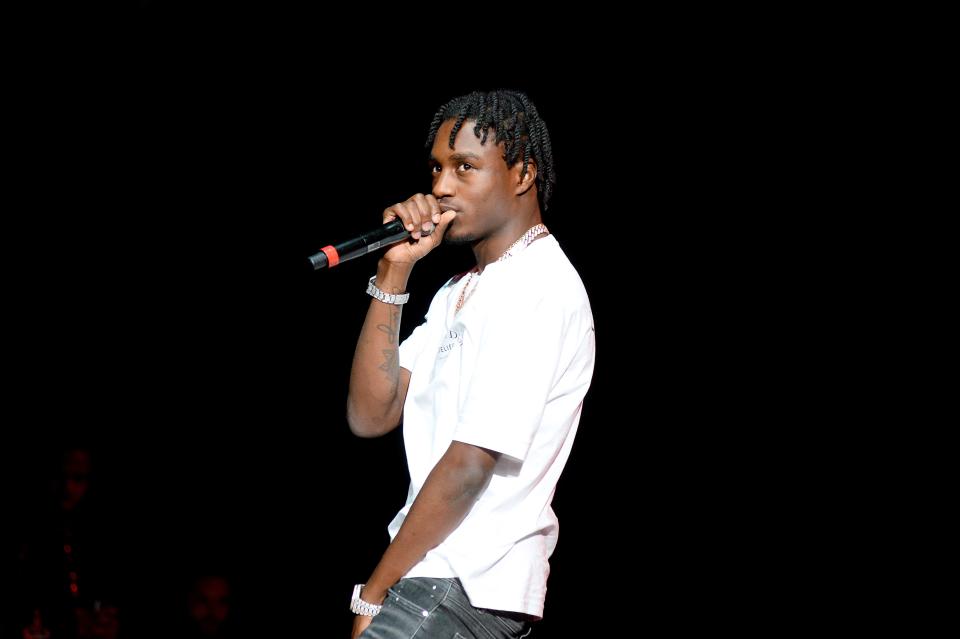 Lil TJay performs onstage during the Power 105.1's Powerhouse 2019 presented by AT&T at Prudential Center on October 26, 2019, in Newark, New Jersey.