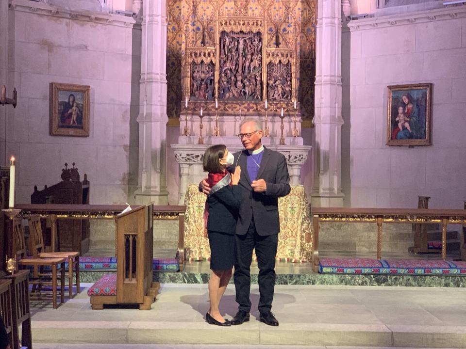 When California Bishop Marc Andrus announced on July 22 a plan to retire in 2024, he thanked his wife, Sheila, for her support during his years. The couple, who have East Tennessee connections, have worked on environmental issues together.