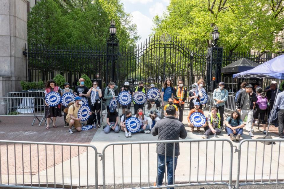 Groups of students have been protesting at Columbia for weeks. LP Media