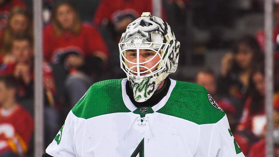 Oettinger owned a 30-15-1 record last season and followed it up with a memorable playoff performance, emerging as a bona fide starter for the Dallas Stars.  (Getty Images)