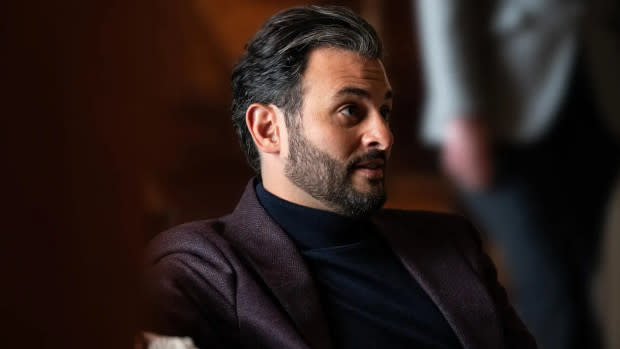 Arian Moayed as Stewy in "Succession"<p>HBO</p>